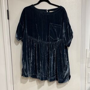 We The Free Midnight Velvet Blouse